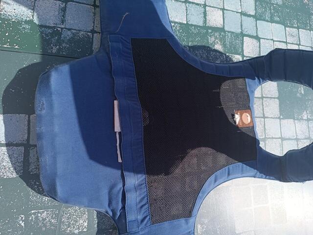 Gilet de cross bleu