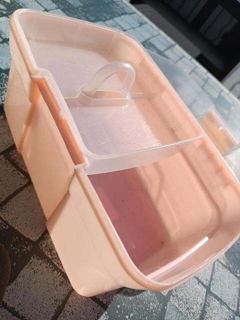 Boite de pansage rose