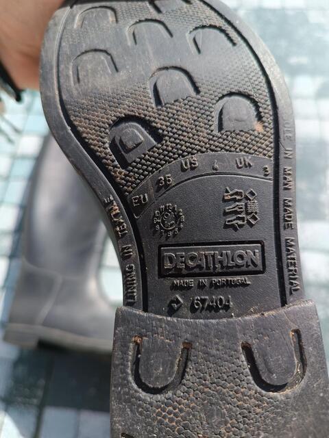 Bottes Decathlon noires