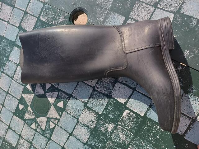 Bottes Decathlon noires