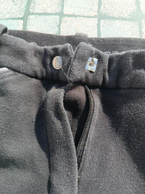 Pantalon d'équitation Fouganza noir et gris