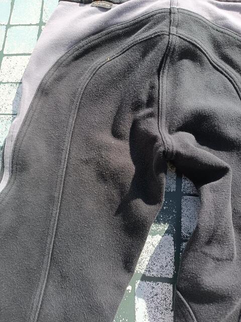 Pantalon d'équitation Fouganza noir et gris