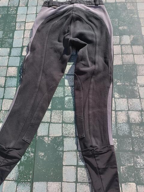 Pantalon d'équitation Fouganza noir et gris