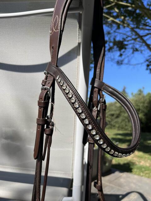 Filet norton + frontal Hekktor Leather + rênes (tout en taille Full)
