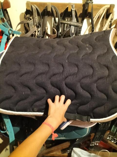 Tapis noir equitheme
