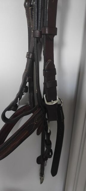 Bridon Fouganza en cuir marron