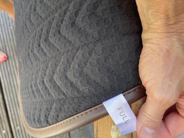 Kentucky leather Fishbone noir neuf
