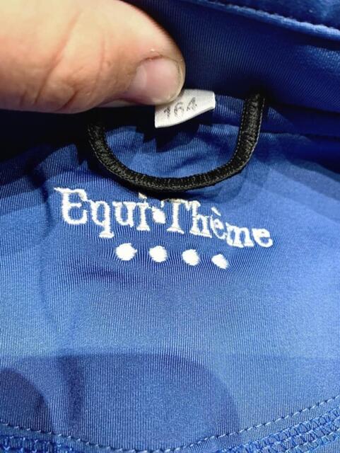 veste de concours enfant 14 ans marque equitheme bleu