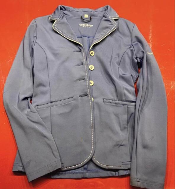 veste de concours enfant 14 ans marque equitheme bleu