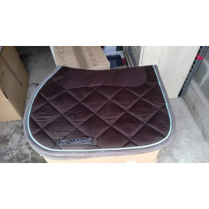 Tapis Fouganza marron/ciel