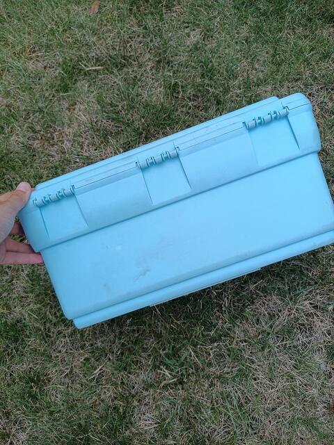 Boite de pansage Fouganza bleue