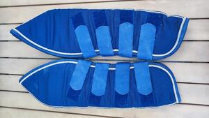 Protections de transport postérieurs taille poney bleu marine