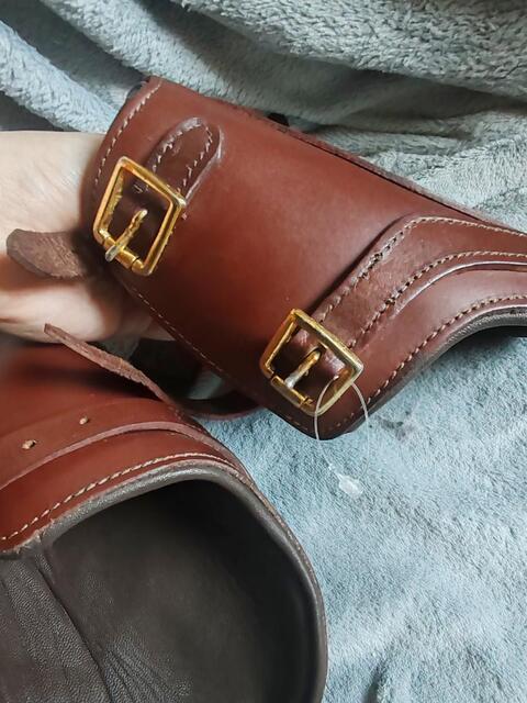Protege boulet en cuir