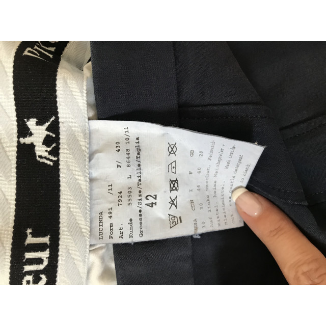 Pantalon Pikeur Lucinda bleu marine taille 40