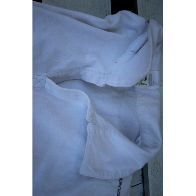 Polo blanc avec photo cheval drole