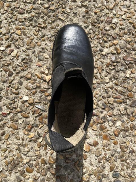 boots cuir noir