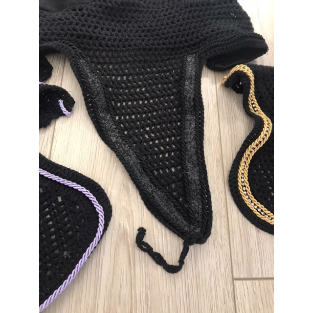 Bonnet assorti Kentucky glitter stone noir