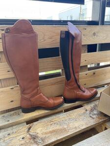Bottes d’équitation valverde marron cognac