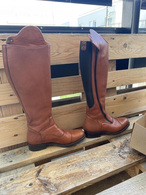 Bottes d’équitation valverde marron cognac