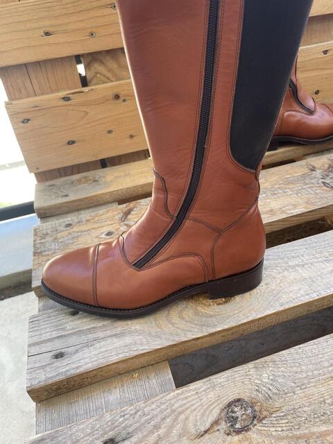 Bottes d’équitation valverde marron cognac