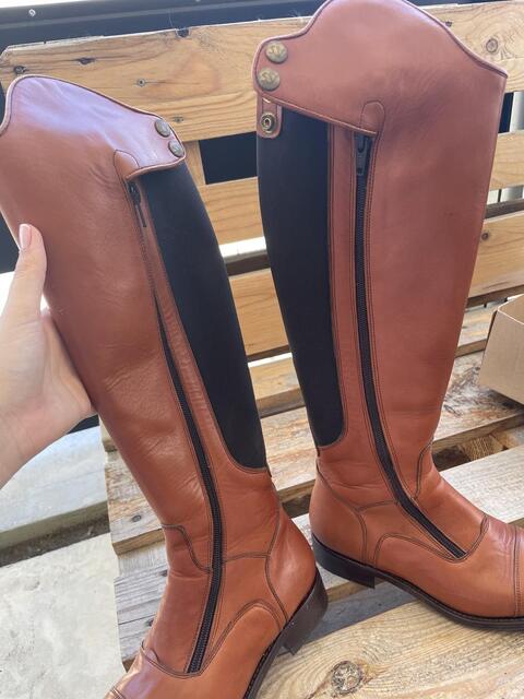 Bottes d’équitation valverde marron cognac