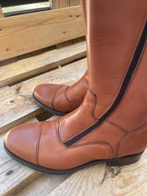 Bottes d’équitation valverde marron cognac