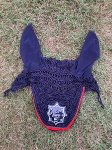 Bonnet HG bleu marine liseré rouge