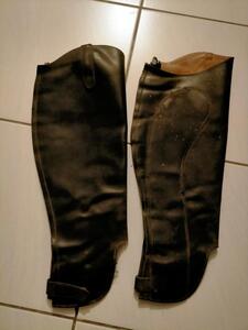 Chaps cuir noires