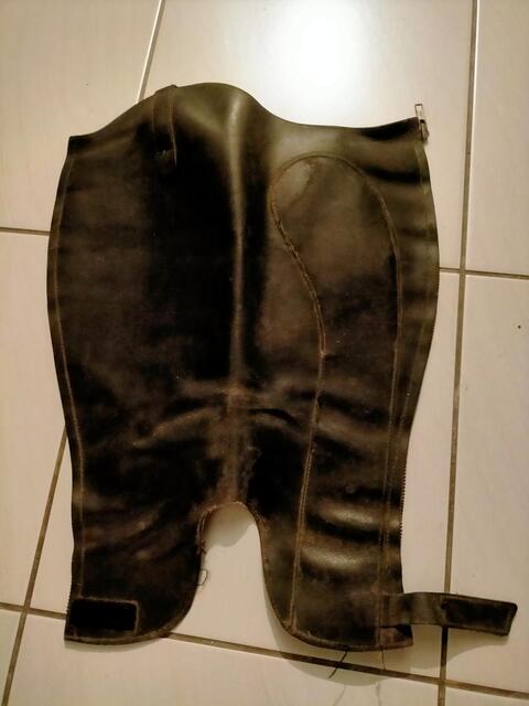 Chaps cuir noires