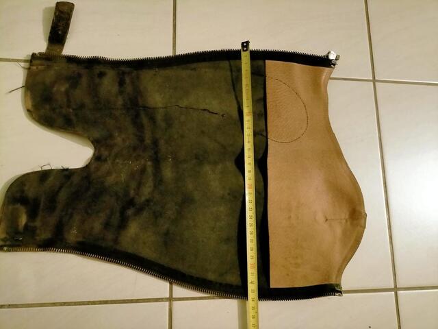 Chaps cuir noires