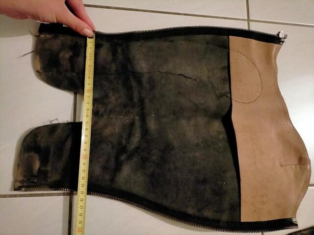 Chaps cuir noires