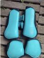 Ensemble Guêtres poney CSO turquoise