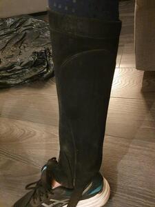 Chaps M en cuir de vachette ajustable fouganza