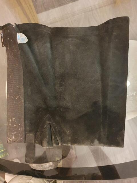 Chaps M en cuir de vachette ajustable fouganza