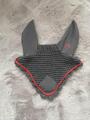 bonnet court gris et rouge taille FULL