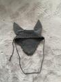 bonnet court gris et rouge taille FULL