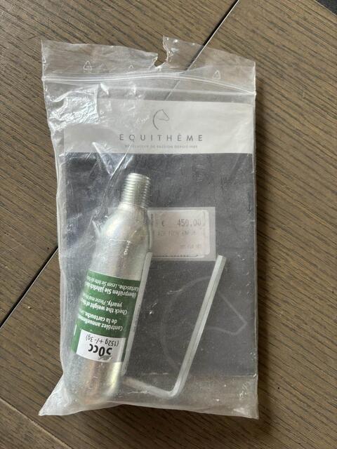 gilet air bag équitation + 2 cartouches