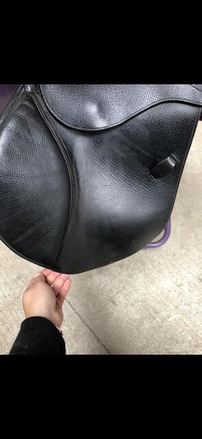 Selle cuir noir oxana