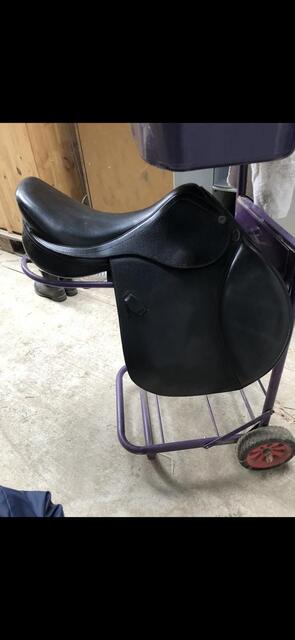 Selle cuir noir oxana