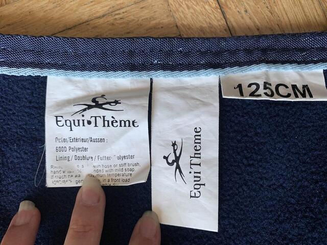 Couvre-rein Equitheme 125cm