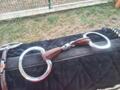 Mors double brisure à cuir