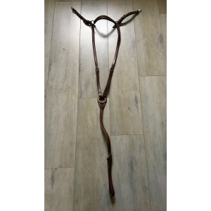Collier de chasse FORESTIER cuir marron - Taille cheval
