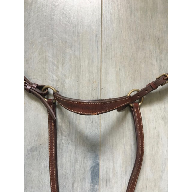 Collier de chasse FORESTIER cuir marron - Taille cheval