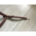 Collier de chasse FORESTIER cuir marron - Taille cheval