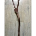 Collier de chasse FORESTIER cuir marron - Taille cheval
