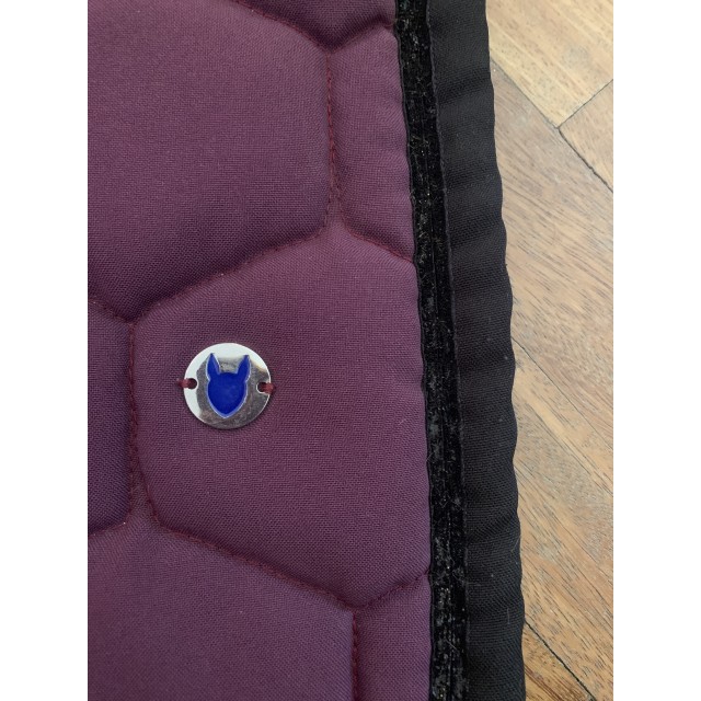 Tapis Equidées prune et noir
