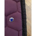 Tapis Equidées prune et noir