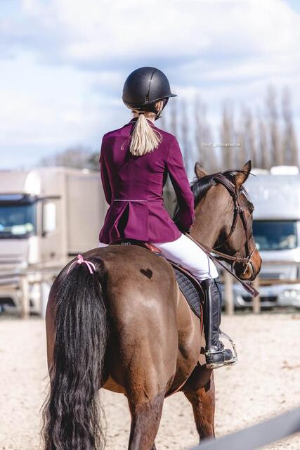 veste samshield Crystal fabric prune