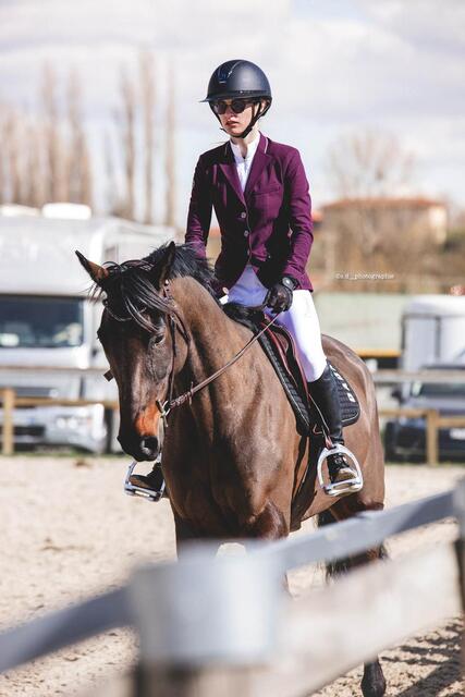 veste samshield Crystal fabric prune