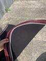 Tapis GEM noir & bordeaux